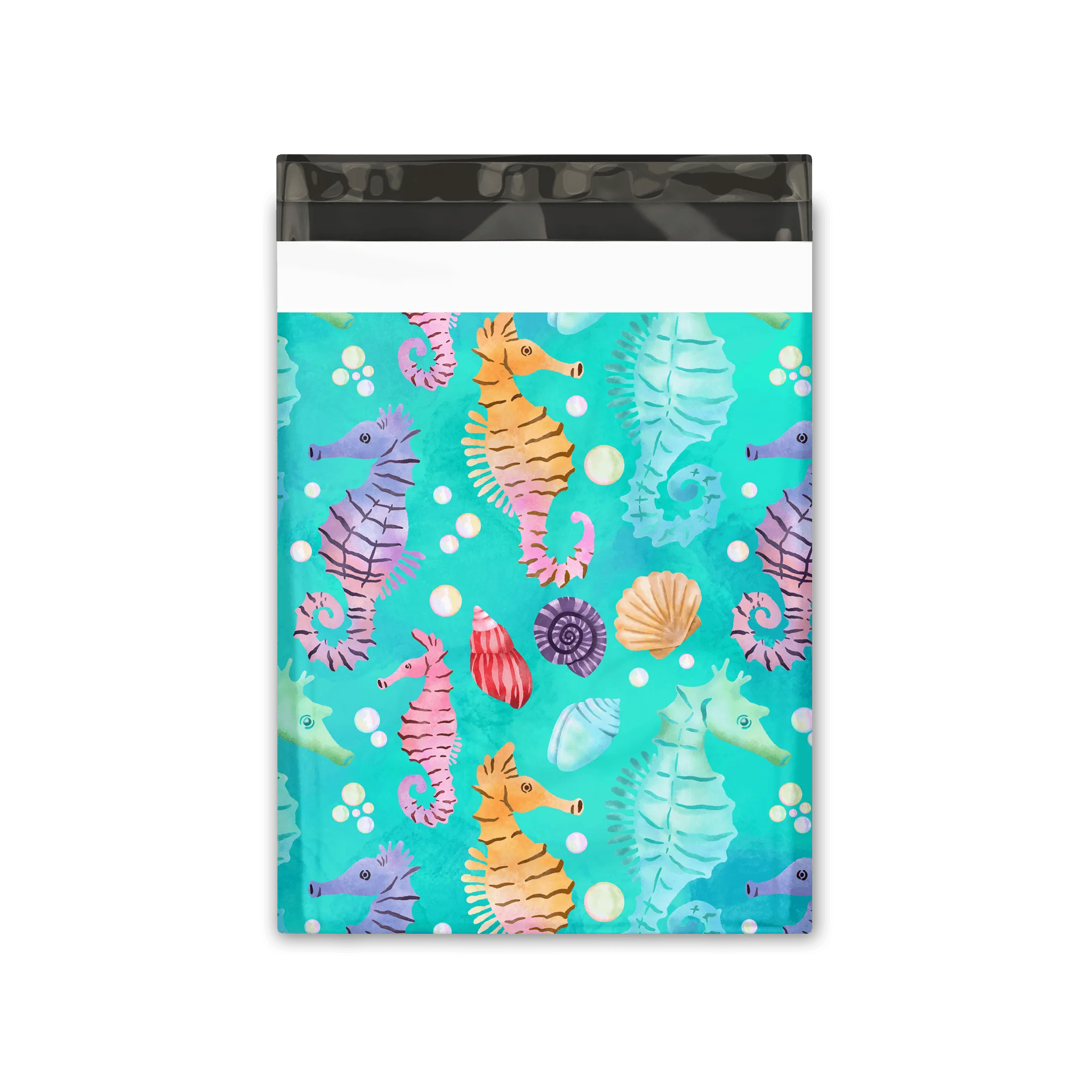 10x13 Seahorses Poly Mailers Shipping Envelopes Premium Printed Bags