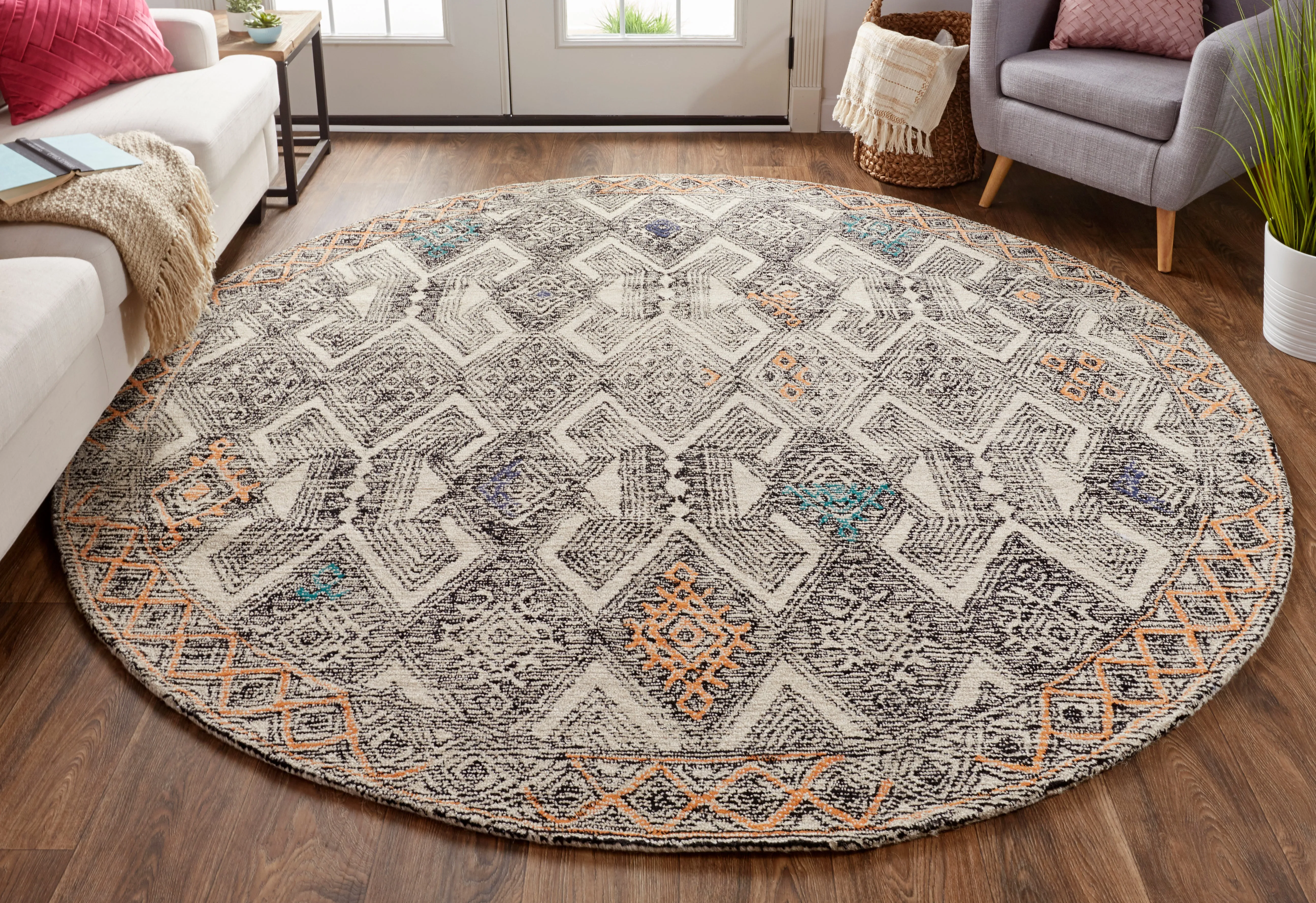 Arazad 8479F Hand Tufted Wool Indoor Area Rug by Feizy Rugs