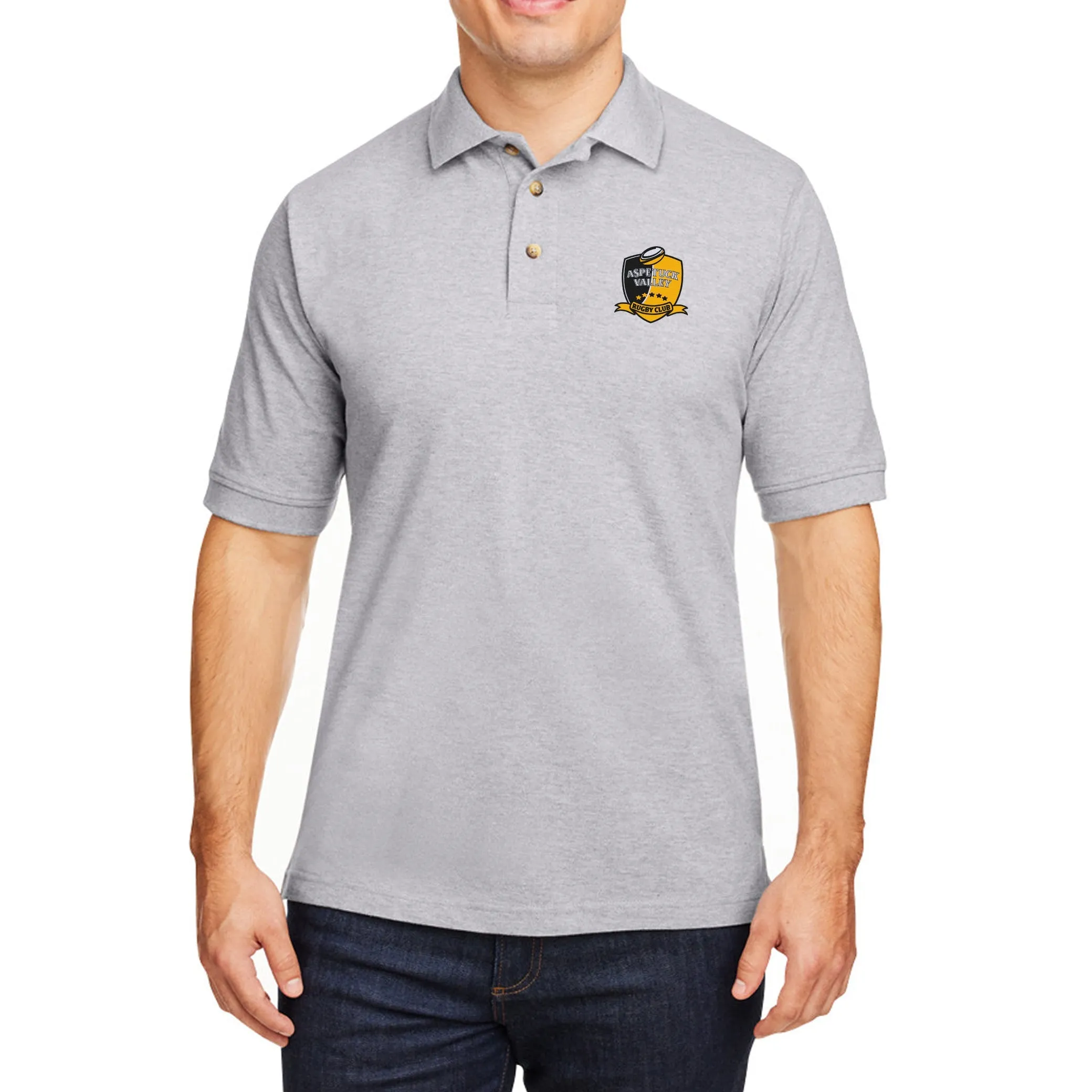Aspetuck Valley Rugby Ringspun Cotton Polo