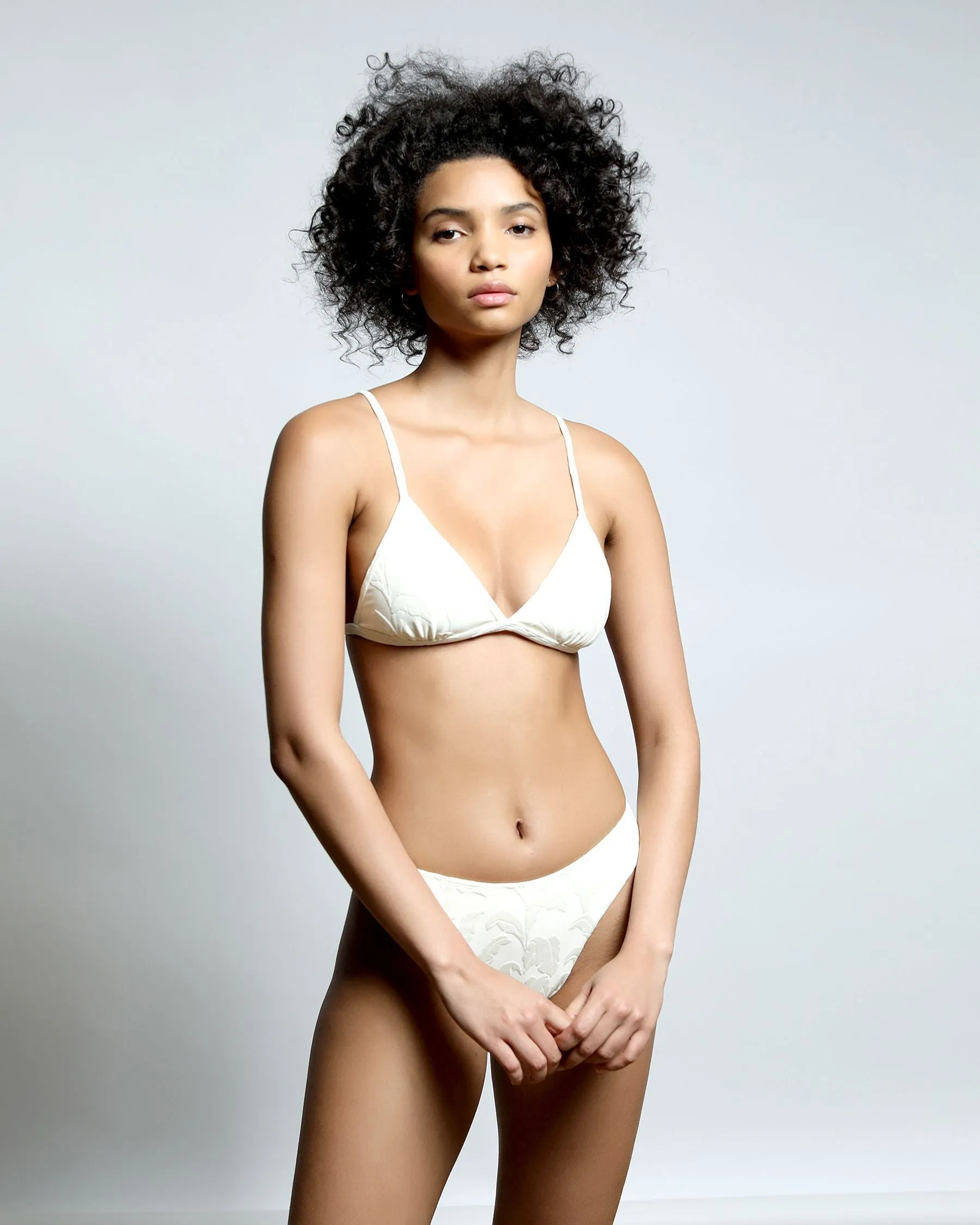 California Love 3D SWIM Triangle Bikini Top (FINAL SALE)
