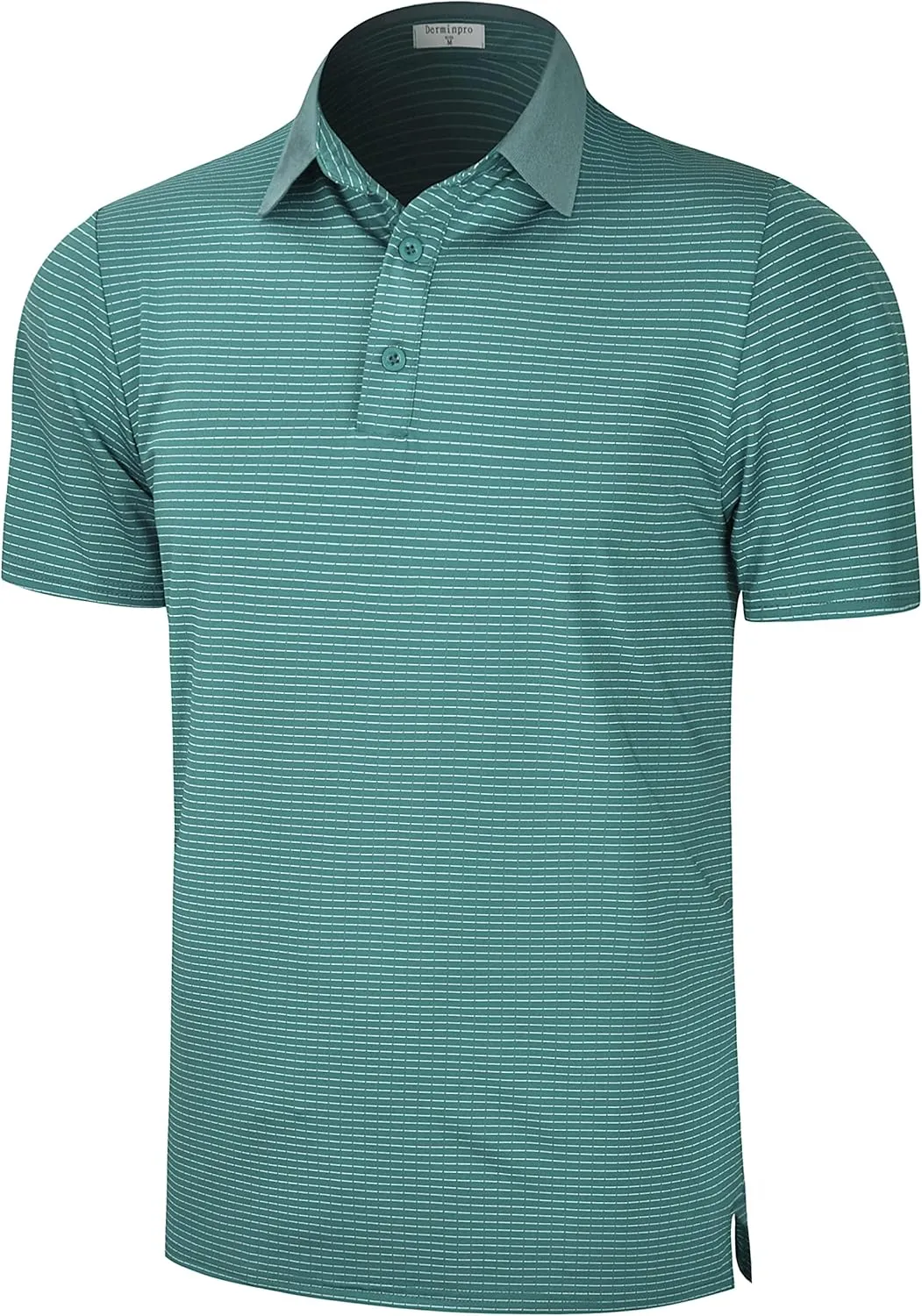 Derminpro Men's Lightweight Golf Polo Shirts Short/Long Sleeve Quick Dry Performance T-Shirts