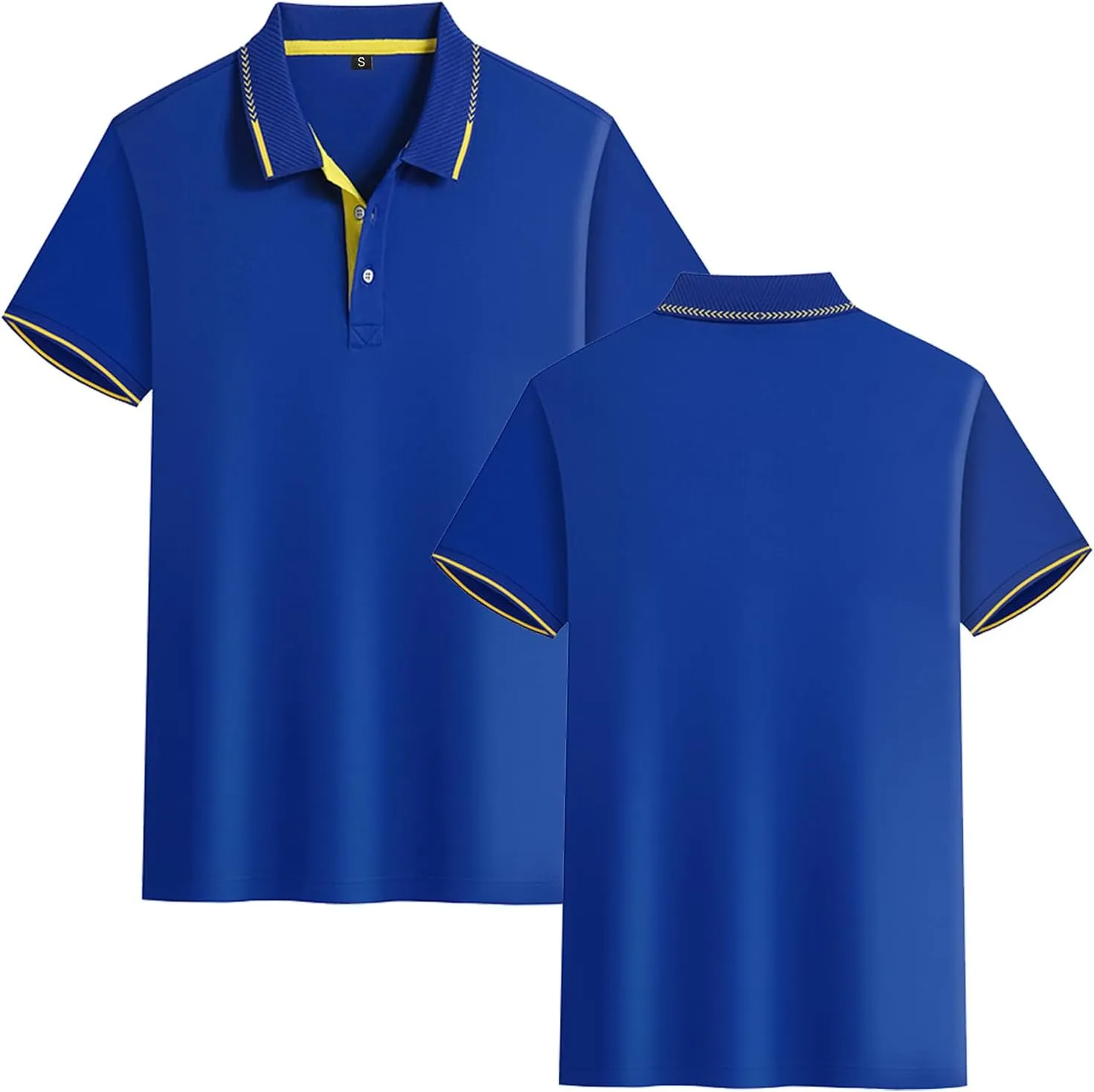 Golf Polo Shirts for Men Short Sleeve Quick Dry Performance Moisture Wicking