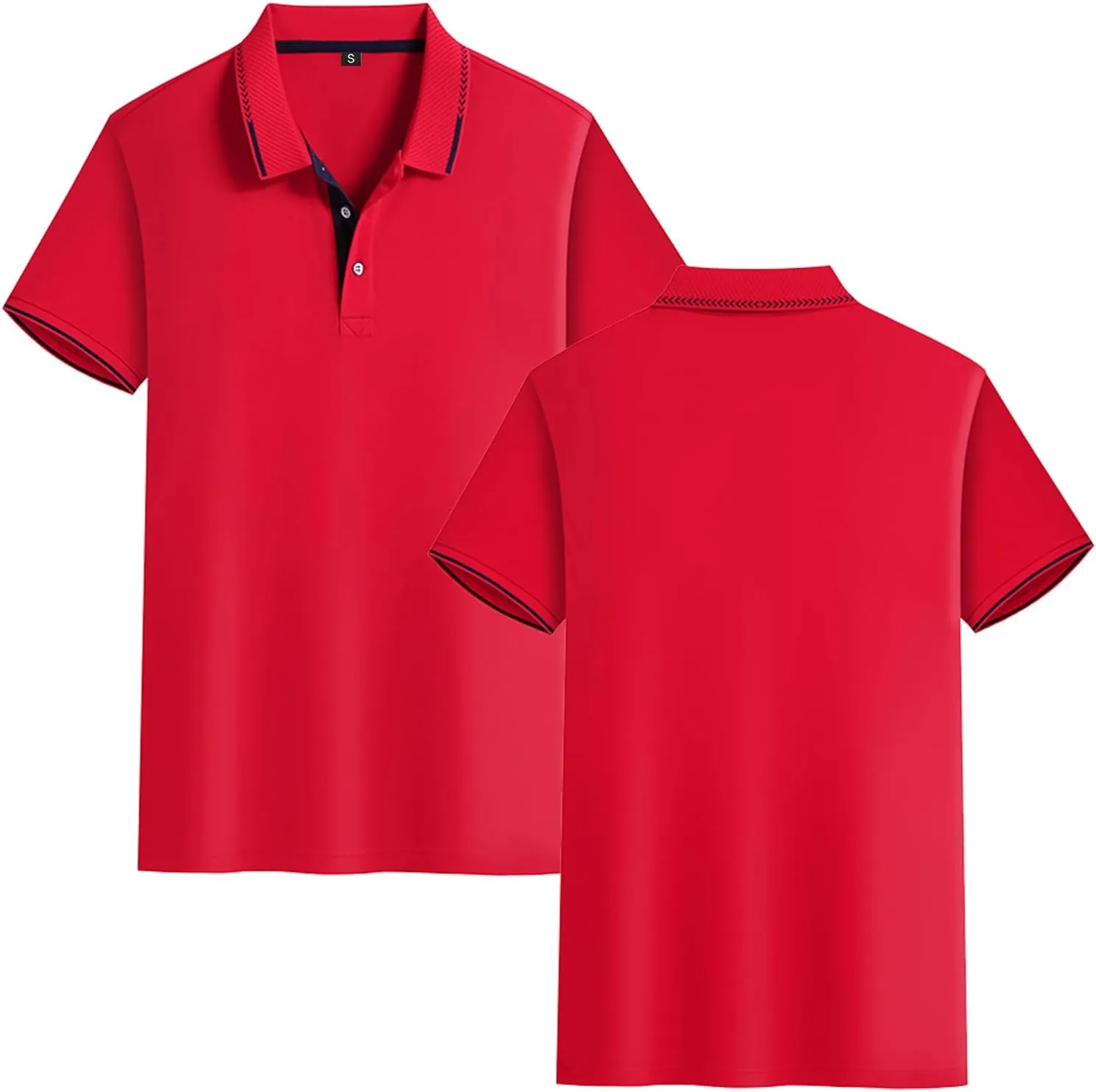 Golf Polo Shirts for Men Short Sleeve Quick Dry Performance Moisture Wicking