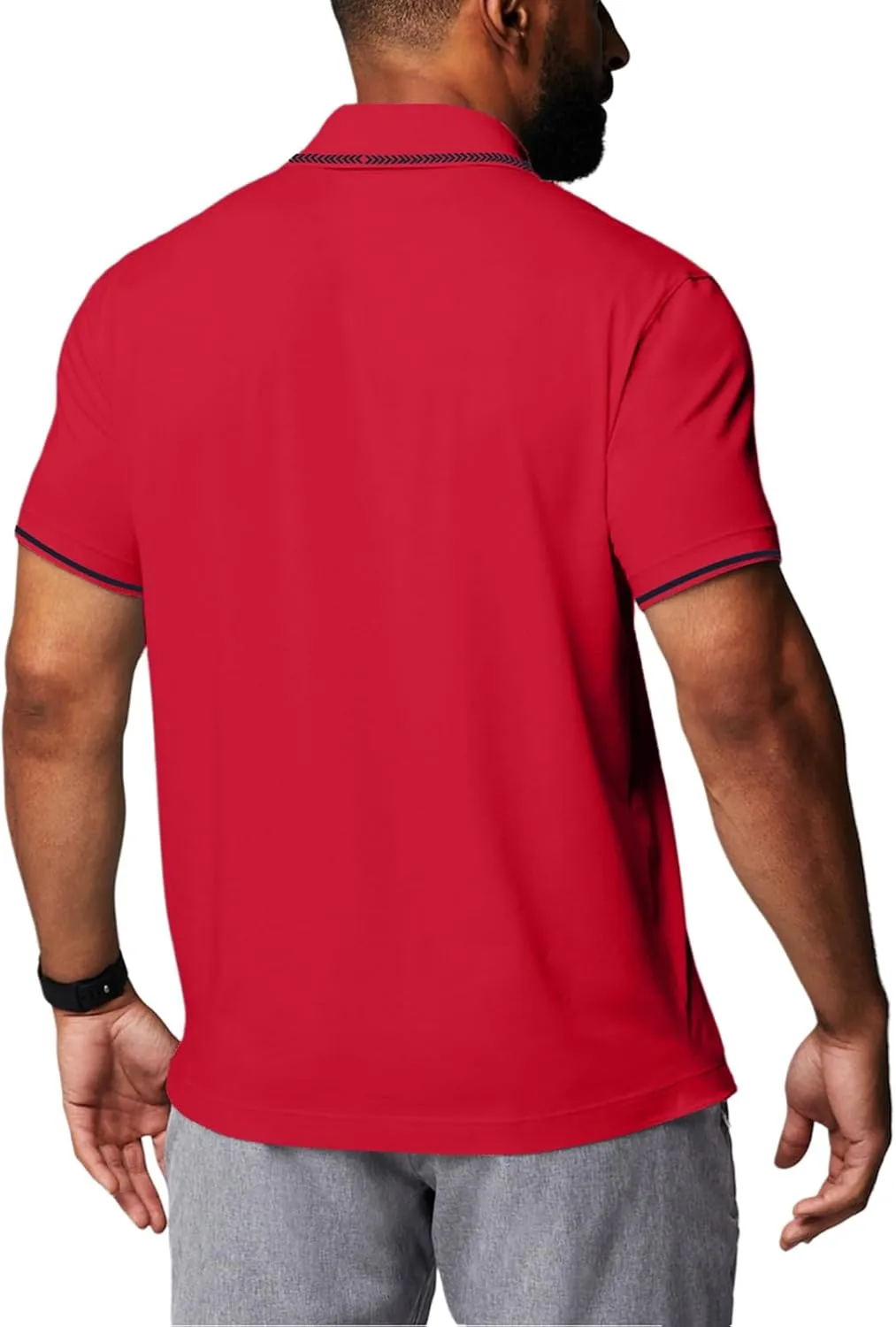 Golf Polo Shirts for Men Short Sleeve Quick Dry Performance Moisture Wicking