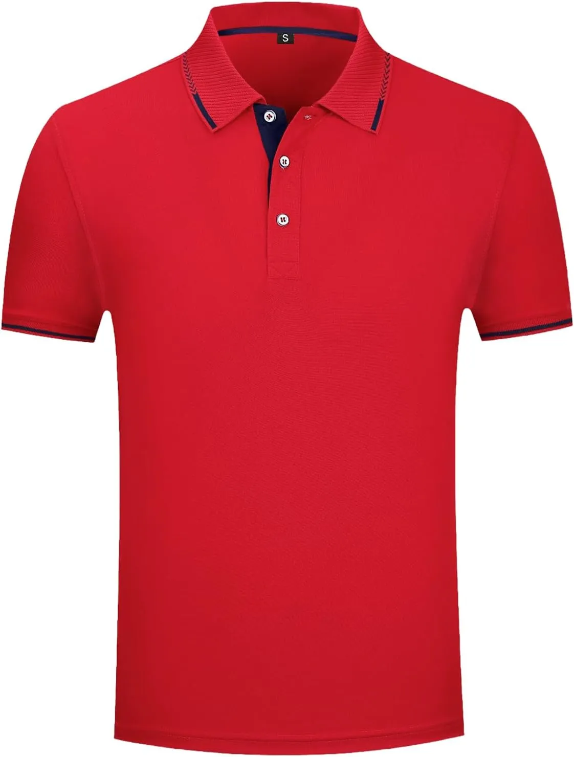 Golf Polo Shirts for Men Short Sleeve Quick Dry Performance Moisture Wicking