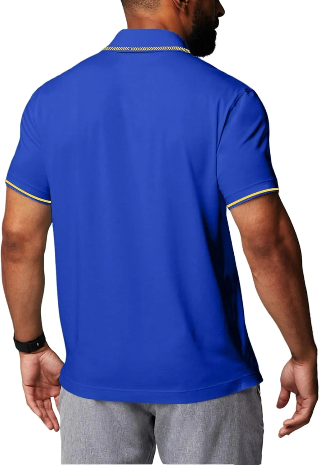 Golf Polo Shirts for Men Short Sleeve Quick Dry Performance Moisture Wicking
