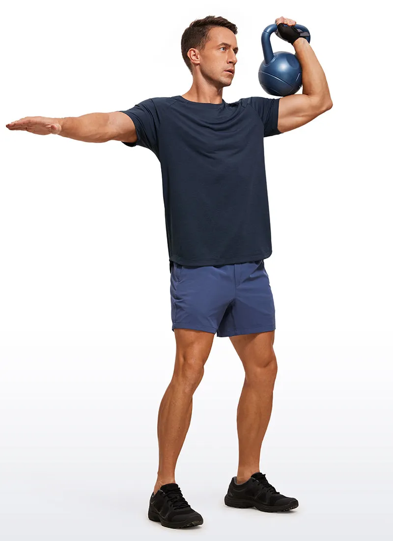 Lightweight Quick Dry Short sleeves Round Neck