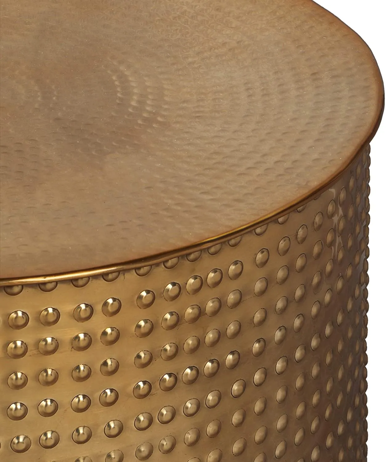 Modern Aluminum Coffee Table, Brass