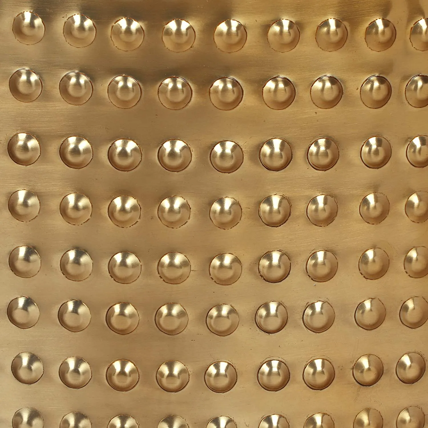 Modern Aluminum Coffee Table, Brass