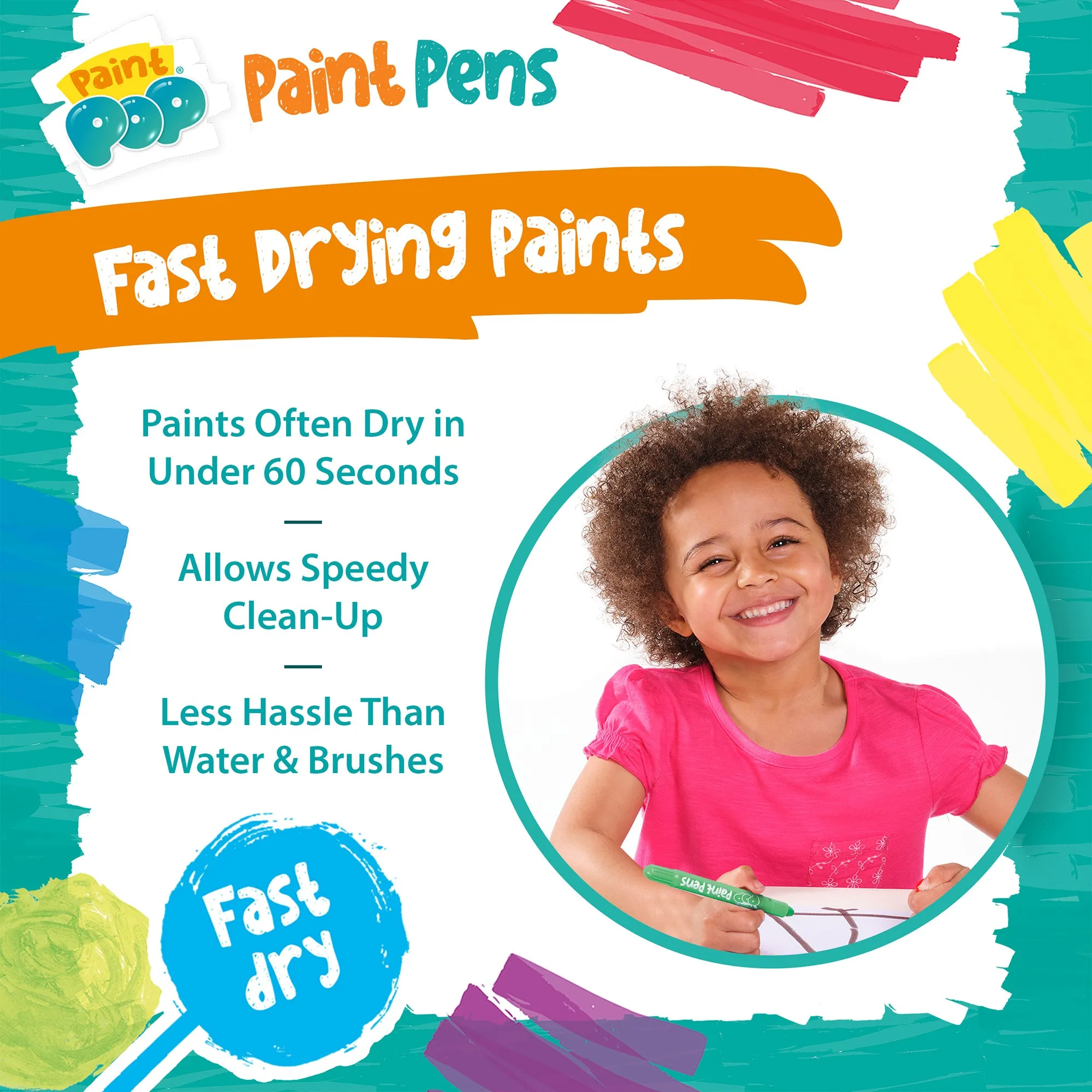Paint Pop  12 Pack Quick Dry Paint Pens