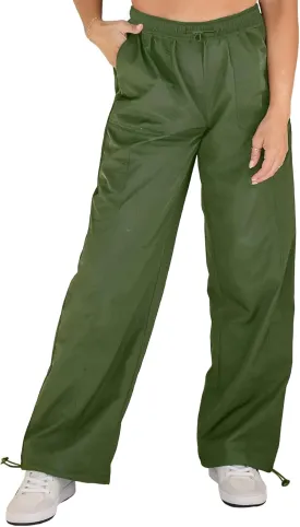 Womens Quick Dry Hiking Pants Lightweight Cargo Pants UPF50 High Waisted Travel Work Wide Leg Pants with Pockets